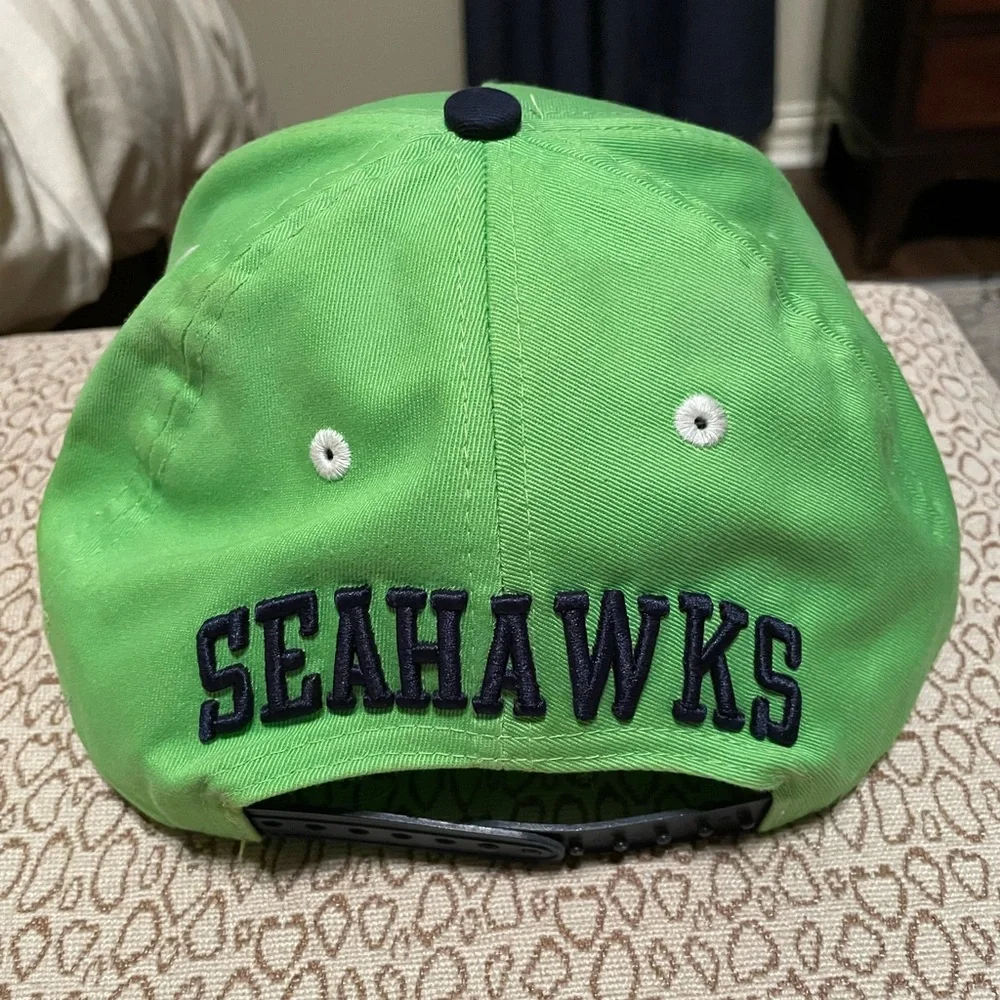 Seattle Seahawks flat bill snap back hat - Picture 3 of 3